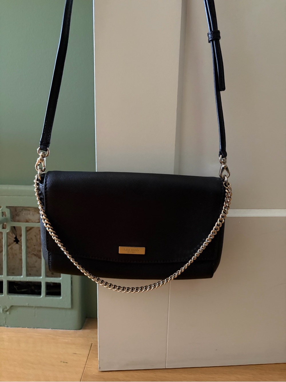 Kate Spade black leather purse - Picture 2 of 5